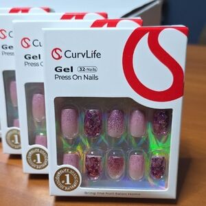 CurvLife Gel Press On Nails